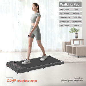 Tapis de marche électrique compact et stable pour entraînement <span class=keywords><strong>cardio</strong></span> à domicile – Offre spéciale - Product Image 2