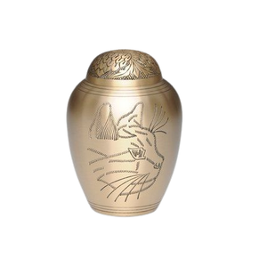 โกศใส่ศพสำหรับสัตว์เลี้ยงทำจากไม้พิมพ์รูปอุ้งเท้าสำหรับงานศพแบบตะวันตกสำหรับผู้ใหญ่ - Product Image 6