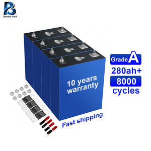 Cella Prismatica al Litio Ferro Fosfato Bestar Standard UL/IEC 3.2V 280Ah con 5 Anni di Garanzia per Stazione di Ricarica Solare Off-Grid e Veicoli Elettrici - Product Image 1