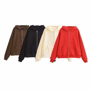 Nouveaux sweats à capuche zippés doublés, élégants et respirants, 100 % coton, écologiques, coupe oversize, personnalisables pour hommes – Collection Hiver 2026 - Product Image 5