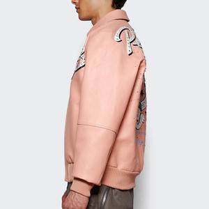 Customized Casual Wear Men's Varsity Jackets with <b>Stand</b> Collar Premium Quality Men Baseball Jacket Available in Different Colors - Product Image 3