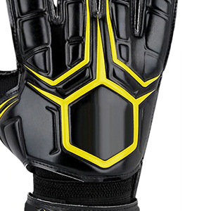 ถุงมือโกลฟุตบอลมืออาชีพสีดำและเหลืองถุงมือยางกันลื่นทนทานสำหรับการแข่งขันและการฝึก - Product Image 6