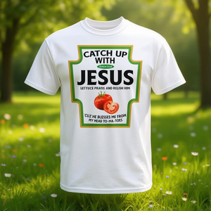 Maglietta Promozionale Christian Catch up with Jesus - Product Image 3