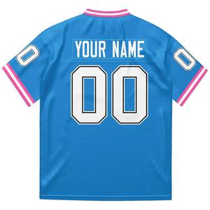 2025 nueva llegada diseños personalizados 100% poliéster mejor calidad fútbol americano práctica Jersey malla fútbol americano Jersey - Product Image 3
