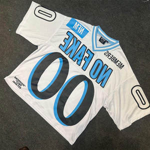 เสื้อยืดเจอร์ซีย์ผู้ชายคุณภาพสูงสำหรับฤดูร้อน แห้งเร็ว ระบายอากาศดี ผ้าตาข่าย คอวี ผสมสแปนเด็กซ์/โพลีเอสเตอร์ - Product Image 6