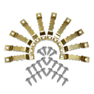 Juego de 10 Colgadores Dentados para Marcos de Fotos, Material de Latón Resistente - Product Image 2