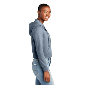 Sweat à capuche chaud en polaire pour femme-Veste zippée légère et respirante pour tenue décontractée, gym et superposition par temps froid - Product Image 4