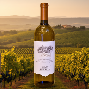 "Premium Italian White <b>Wine</b>-Structured & Elegant Grechetto From Umbria Italy-750ml X 6 Bottles Per Box" - Product Image 3