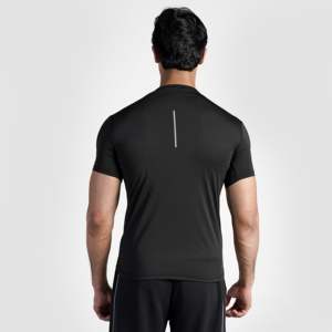 เสื้อยืดออกกำลังกายสีดำสไตล์วินเทจ - Product Image 2