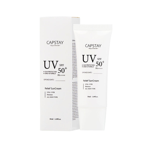 [CAPSTAY] Sunscreen Relief <b>Suncream</b> SP50+ PA++++ UV Protection Makeup Cream Wrinkle Care and <b>Face</b> Brightening - Product Image 4