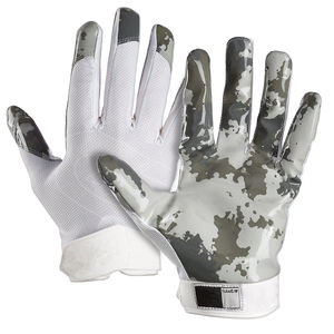 Gants de football américain personnalisés pour adultes et jeunes avec paume très collante en cuir par le fabricant - Product Image 6