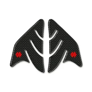 Adesivi Personalizzati 3D in Fibra di Carbonio per Serbatoio Moto Suzuki - Design Logo Decorativo - Product Image 2