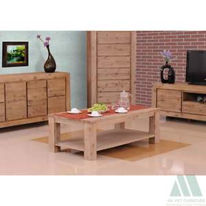 Muebles de sala de estar de madera maciza con diseños elegantes y modernos hechos en Vietnam, fáciles de montar para oficinas en casa y apartamentos, OEM disponible - Product Image 3