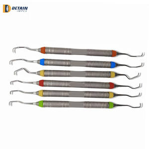 Curetas dentales Gracey de alta calidad de acero inoxidable, escalador periodontal, curetas, instrumento Dental, Kit Sutur, instrumento médico - Product Image 4