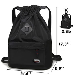 Mochila de baloncesto personalizada Unisex, moda impermeable, deportes, uso informal, cierre de cremallera abierta grande, hecho Oxford suave al aire libre - Product Image 2