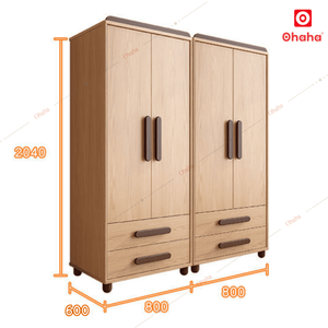 ตู้เสื้อผ้าไม้สังเคราะห์ทันสมัย Ohaha - HD024 - Product Image 4