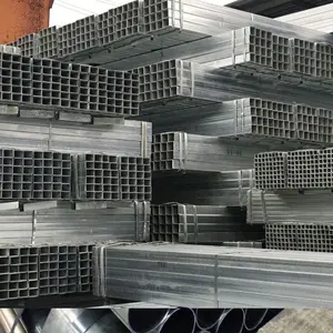 ASTM A500 501 BS1387 Hot Dipped Galvanized Tube 1/2 Inch To 12 Inch Welded Galvanized Square Steel Pipes GI Pipe