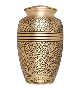 Urnes funéraires en métal de design unique, fournitures funéraires en gros de qualité supérieure, urne en métal élégante classique la plus vendue - Product Image 3