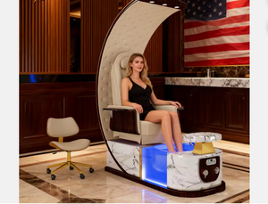 READY TO GO Beauty Salon Furniture Electric Pedicure Spa Chair <b>Foot</b> Spa <b>Massage</b> Nail Repair - Product Image 3