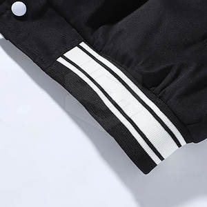 Chaqueta con letras de chenilla bordadas con estilo para hombre de alta calidad Chaqueta con letras de chenilla bordadas de diseño único - Product Image 6