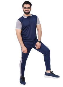 Conjunto de chándal unisex personalizable al por mayor para hombre y mujer, conjunto de dos piezas, chaqueta de manga larga y pantalones deportivos a juego - Product Image 2