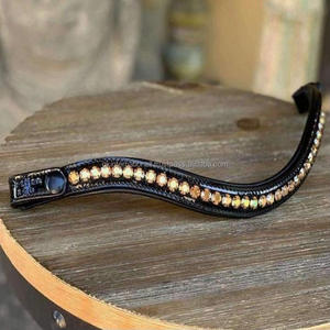 Banda de charol para cejas, cristales dorados brillantes, calidad de exportación, todos los tamaños personalizados disponibles - Product Image 2