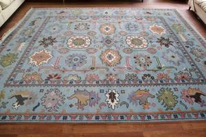 พรมผูกปมสไตล์ตุรกีโบราณสำหรับห้องนั่งเล่นห้องนอนห้องรับประทานอาหาร - Product Image 5