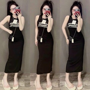 ชุดเดรสยาวแบบฟรีส์สำหรับใส่ในฤดูร้อนซักได้กระเป๋าโพลีลายลูกไม้ของตกแต่งจากเวียดนาม - Product Image 3