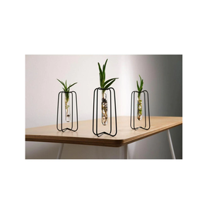 Florero de plata de diseño moderno, suministros a granel de fábrica, jardinera de calidad para sala de estar o jarrones creativos de boda - Product Image 4