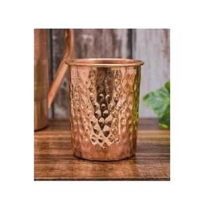 Verre en cuivre de luxe Verre en cuivre martelé de haute qualité Articles de table d'événement de grande taille Verre à boire décoratif en cuivre - Product Image 3