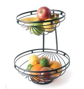 Nouvelle arrivée cuisine stockage légumes et fruits panier en argent touché fil métallique à bas prix - Product Image 5