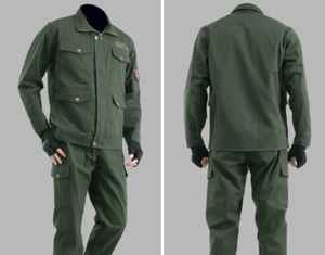 ชุดทำงานผ้าฝ้ายแท้ชุดป้องกันแรงงานหนาสำหรับฤดูใบไม้ผลิและฤดูใบไม้ร่วงสำหรับผู้ชายงานเชื่อมกันลวกชุดทำงาน - Product Image 4