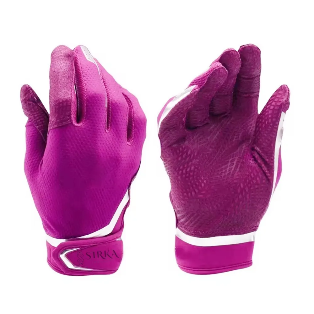 Gants de Frappeur de Baseball Pas Cher Vente en Gros Enfants Jeunes Garçons Filles Personnalisé Softball Haute Grip Gants de Frappeur Hotsale