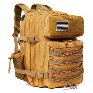 Mochilas tácticas con logotipo personalizado para senderismo, camping y viajes con ajuste ajustable de malla transpirable y etiquetas personalizadas - Product Image 1