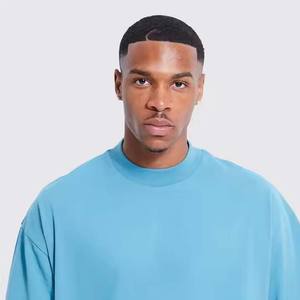 T-shirt imprimé personnalisé pour homme Léger 100% coton Épaule tombante Coupe ajustée et coupe ample Styles Col style Doff - Product Image 3