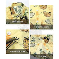 Chemise décontractée à manches courtes pour homme, boutonnée, respirante, en velours, style hawaïen Aloha, idéale pour les fêtes estivales à la plage et les vacances.