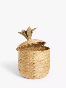Water Hyacinth Pineapple Storage <b>Basket</b> Handmade Storage <b>Basket</b> Wholesale eco-friendly Made in Vietnam - Product Image 3
