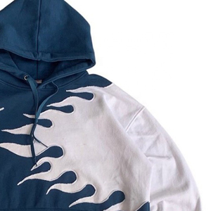 Sudadera con capucha de llama mezclada de algodón 2025 para hombre, sudaderas con capucha de alta calidad para hombre, ropa de calle al por mayor, sudaderas con capucha multicolores Unisex - Product Image 5