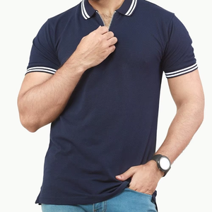 Polos bordados personalizados al por mayor 100% camisas de golf en blanco de algodón camisetas de polo lisas para hombre proveedor - Product Image 3