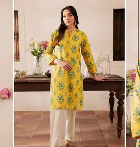 Dames de concepteur élégantes du fournisseur d'usine directe Salwar Kameez bonne qualité robe de pelouse décontractée 2025 Desgin Collection mère - Product Image 1