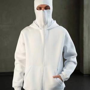 Sudadera con Capucha Unisex Personalizada, 100% Algodón, Estilo Holgado, Gruesa, con Cierre, 450 g/m², Felpa Francesa, con Capucha y Cremallera para Hombre - Product Image 4