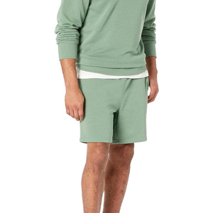 Street Grace Mens Sweat Shorts Cotton OEM Custom Summer Workout Shorts Breathable Fabric Logo Private Label Available <b>Drawstring</b> - Product Image 3