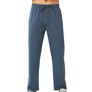 Venta al por mayor profesional 2025 logotipo personalizado impresión peso ligero cordón cintura hombres pantalones de chándal de alta calidad - Product Image 1