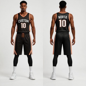 Uniformes de Baloncesto Sublimados All Star, Producción Personalizada, Diseño Transpirable de Secado Rápido, Kits para Equipos - Product Image 1
