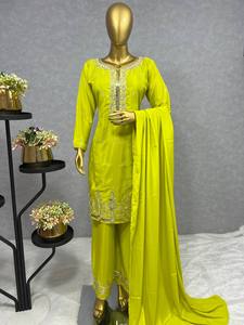 Salwar Kurta y Lehenga Choli de Estilo Indio Pakistaní para Niñas, Ropa de Fiesta Inspirada en Bollywood - Product Image 2