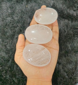 Piedra de Cuarzo Transparente Pulida, Cristal Curativo, Piedra de la Preocupación, Reiki, Energía, Chakra, Meditación, Gema Natural - Product Image 1
