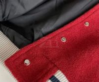 Chaquetas de Invierno Personalizadas al por Mayor para Equipos de Béisbol de Secundaria, Bordado Chenille, Número Cosido, Piel de Vaca, Tallas Grandes