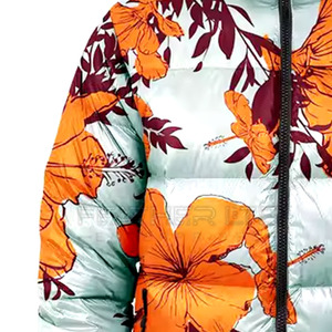 Veste matelassée surdimensionnée pour femmes Veste matelassée à manches longues pour l'échauffement des femmes pour l'extérieur - Product Image 4