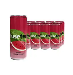 Té helado de sandía Fuse al por mayor, 24x330ml, 4 paletas, pedido mínimo para distribuidores que buscan exportar té turco premium - Product Image 1