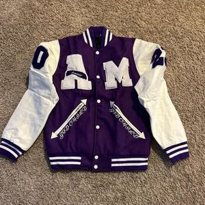 2023 Varsity Jacket pour hommes chenille broderie logo personnalisé étiquettes personnalisées emballage personnalisé Baseball Bomber laine veste - Product Image 3